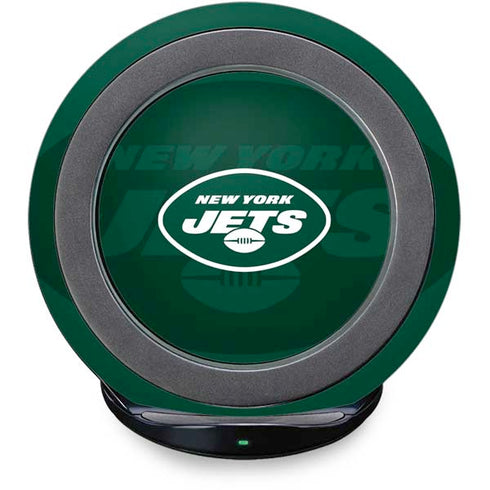 NFL New York Jets Double Vision Fast Charge Wireless Charging Stand Skin
